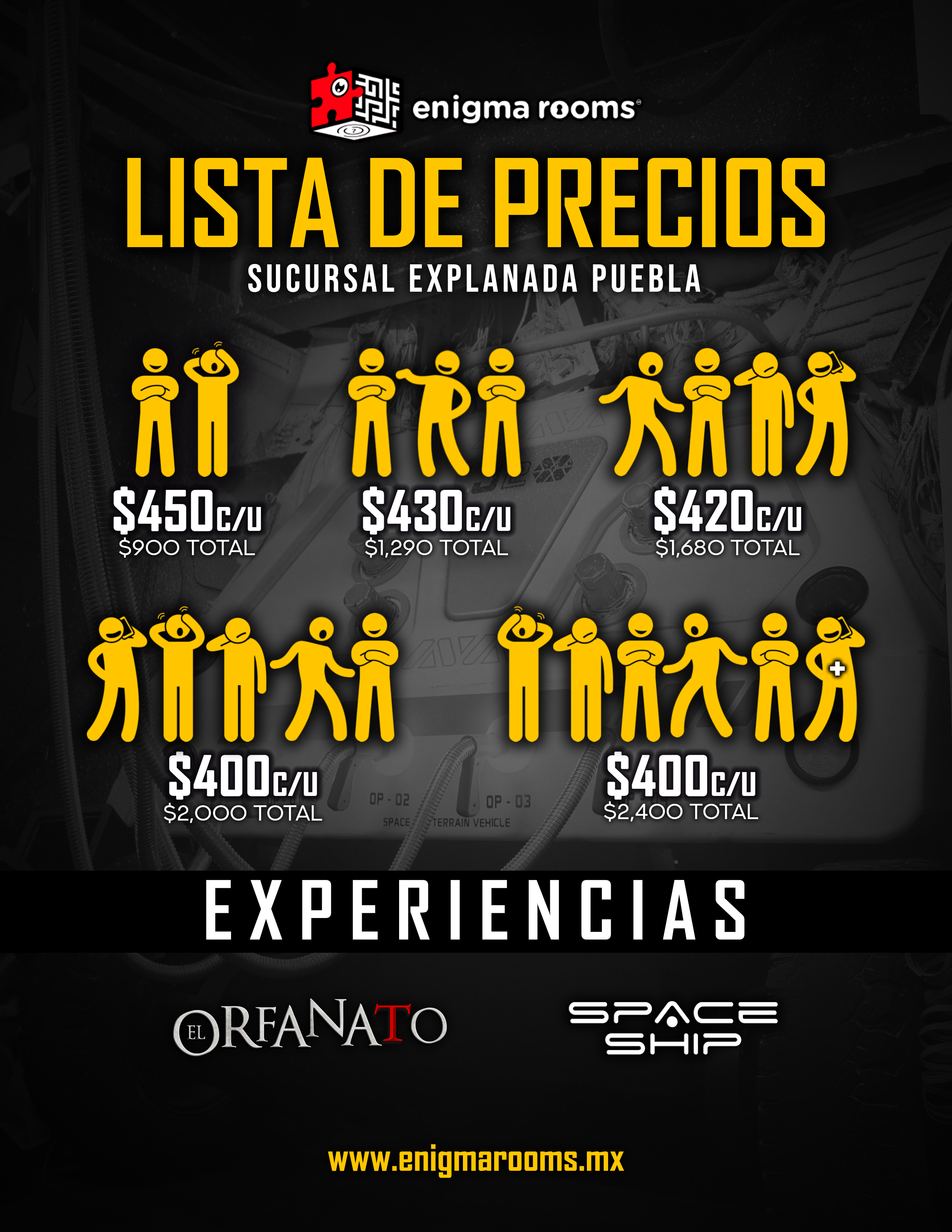 Enigma Rooms Explanada Puebla prices