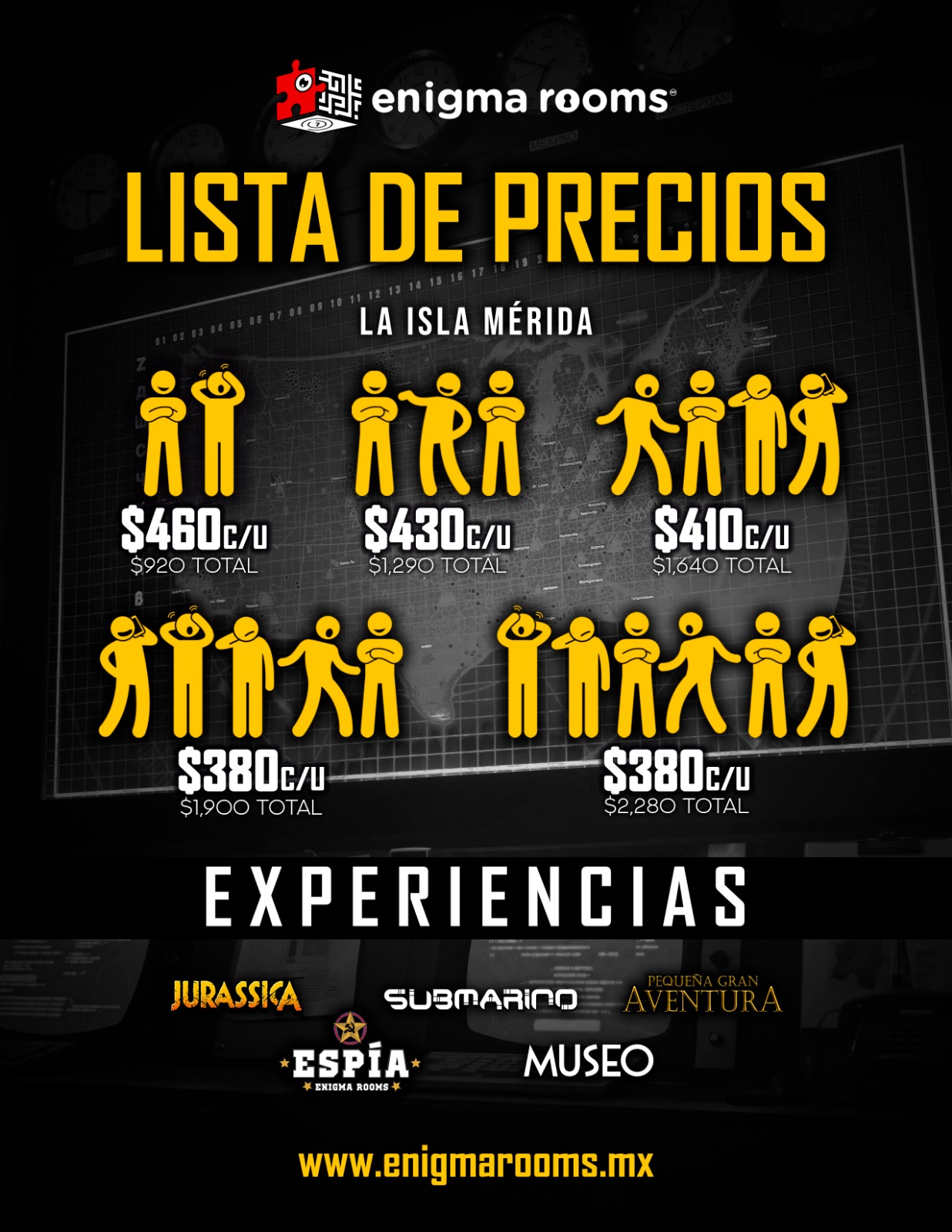 Precios Mérida La Isla